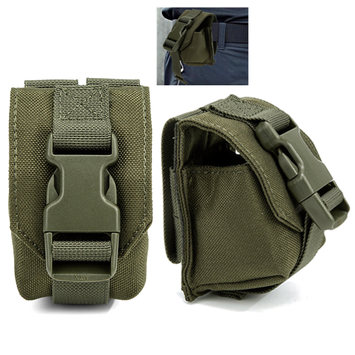 Zdjęcie Taktyczna Ładownica MOLLE na Granat – Pojedyncza Ładownica z Systemem Rzep do Przenoszenia Granatu i Magazynka