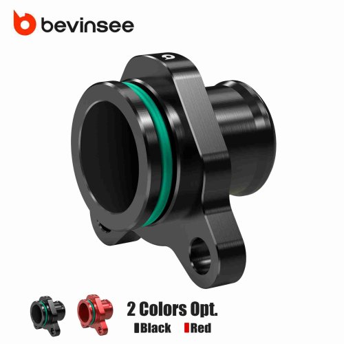 Image of For N54 N55 Coolant Port Hose Connector for BMW E90 E92 E93 E91 F10 F20 F30 E60 F22 E87 X1 E84 X3 F25 X5 E70 Z4 335i 328i 535i