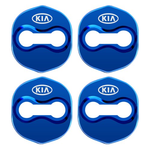 Afbeelding van 4 Stuks 3 Type Voor Kia Rio Ceed Sportage Cerato Soul Auto Deurslot Cover Sticker Metalen Embleem Decal Auto deur Styling