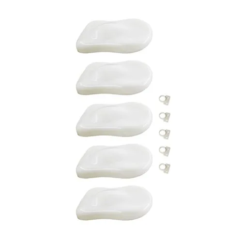 5pcs white