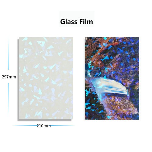 50pcs gebroken glas