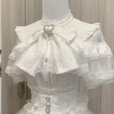 Image de Jupe Mini Lolita Haute Taille - Style Y2K Kawaii Coréen