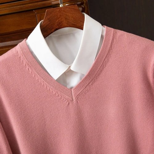Zdjęcie Elegancki Sweter Męski z Kaszmiru – Gorąca Sprzedaż