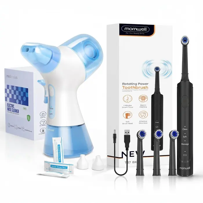 Image de Nettoyeur nasal et dentaire électrique avec collecte automatique