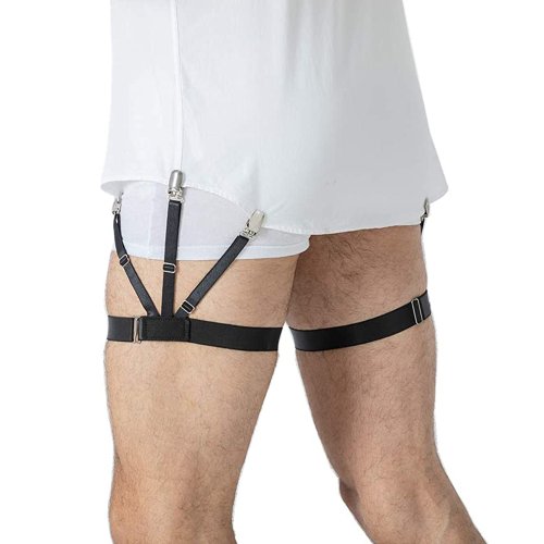 Bild von Elastische Hemdhalter für Herren – Rutschfest & Verstellbar
