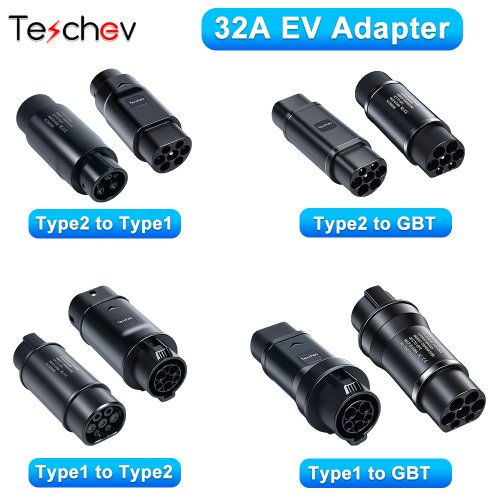 Bild von Typ 1 auf Typ 2 Adapter – Schnell & Sicher Laden