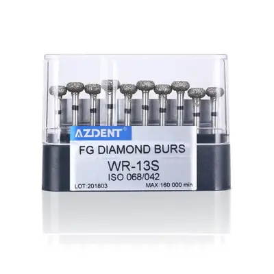 Image de Fraises Diamantées Dentaires 1.6mm - Lot de 10