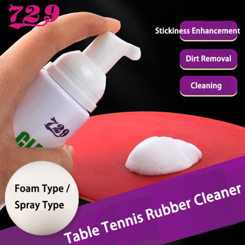 Imagen de Amistad 729 110ml Spray/espuma agente de limpieza de goma tackifier profesional para raqueta de tenis de mesa esponja toallita evitar el envejecimiento