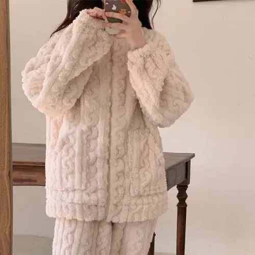 Beige pigiama set