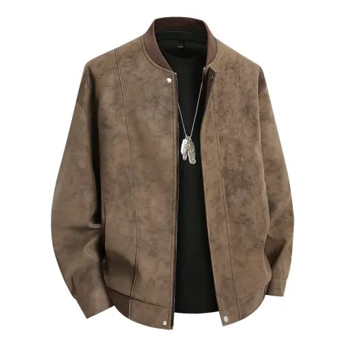 Image de Veste Homme Grande Taille 6XL-8XL - Style Moto & Urbain
