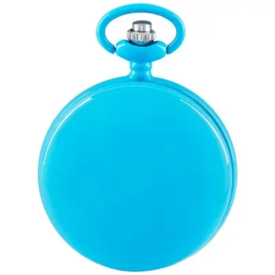 Image de Montre de Poche Quartz Numérique Bleue - Style Rétro Élégant