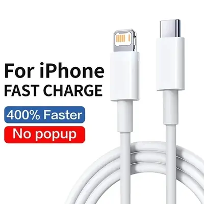 Image de Câble USB-C 20W Rapide pour iPhone & iPad