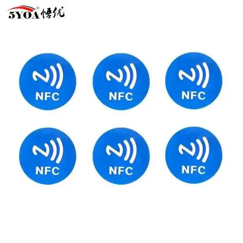 6 pièces bleues NFC213