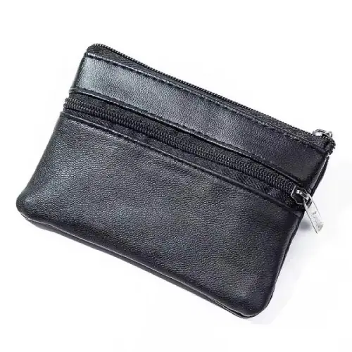 Image de Mini Portefeuille en Cuir pour Hommes et Femmes