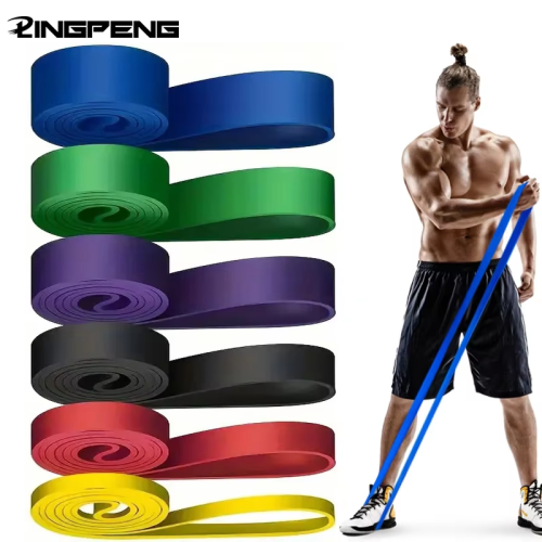 Bild von Yoga-Widerstandsband mit verschiedenen Widerstandsstufen – Elastisches Fitness-Stretchband für Hüftheben, Tiefes Hocken und Körperformung
