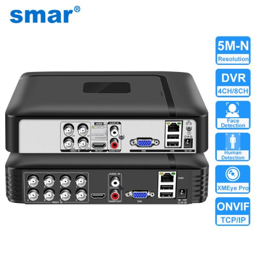 Immagine di Sistema di Sicurezza CCTV 5 in 1 con DVR H.265 - 4CH/8CH