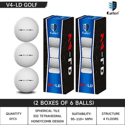 Image de Balles de Golf Pro 4 Couches - +30m de Distance