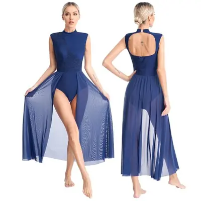 Image de Robe de Danse Lyrique Élégante Sans Manches