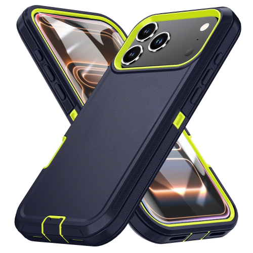 Imagen de Funda Protectora Armor Defender Antiimpacto para iPhone 17, 16 Pro Max, 13, 12 Mini, 15, 14 Plus, 16e, 17 Air - Carcasa Rígida de PC con Soporte TPU