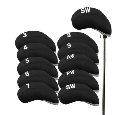 Image de Protège-fer de golf 10 pièces - Léger & Durable