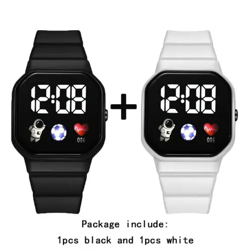 Image de Montre LED Spaceman pour Enfants - Style Sport & Fun
