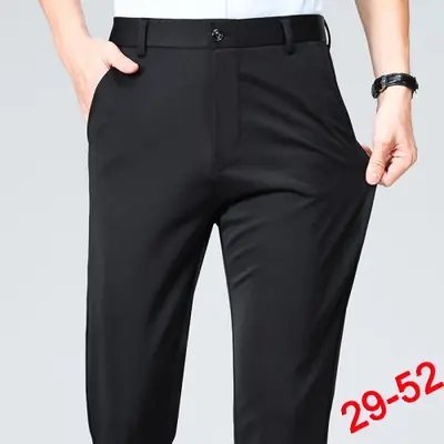 Pantalon Homme Grande Taille - Élégant & Extensible
