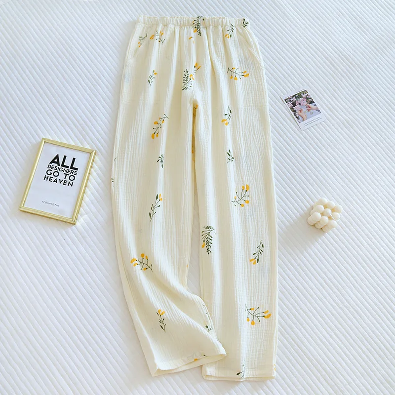 Imagen de Pantalones de Pijama Japoneses Sueltos para Mujer