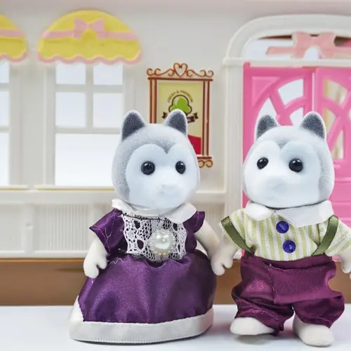 Image de Forêt Animale Miniature - Villa avec Animaux et Poupées
