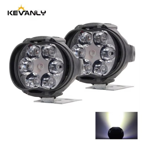 Imagen de Barra LED de 6 Luces Super Brillantes para Motocicleta y Scooter, Impermeable, Universal 12V, Ideal para Iluminación Auxiliar y Visibilidad Nocturna