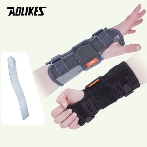 Immagine di Tutore per Polso AOLIKES con Supporto Notturno per Tunnel Carpale – Sollievo dal Dolore e Stabilizzazione per Uomini e Donne