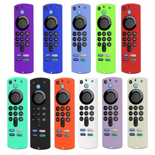 Image de Coque Silicone Télécommande TV Fire Stick - Anti-Choc & Lumineuse