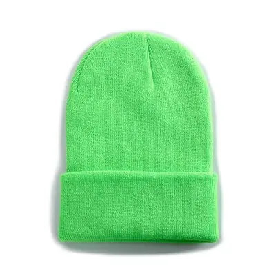 Image de Bonnet Tricoté Unisexe Multicolore - Style Streetwear Automne/Hiver