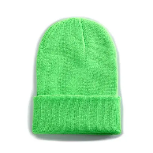 Image de Bonnet Tricoté Unisexe Multicolore - Style Streetwear Automne/Hiver