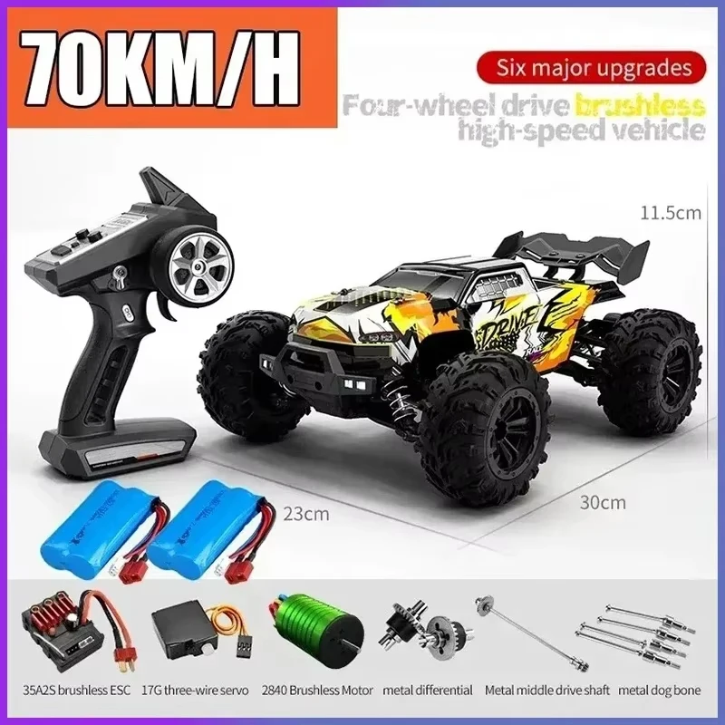 Immagine di Auto Radiocomandata SCY16101/16102 a 4 Ruote Motrici con Motore Brushless, Velocità Massima 70 km/h, Luci LED per Bambini
