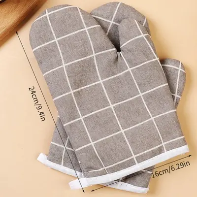 Image de Gants de Four Résistants à la Chaleur - Protection jusqu'à 450°C
