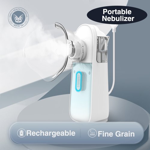 Image of Natural BreathEase Pro Portable Nebulizer – Rechargeable, Quiet & Efficient Inhaler for Kids and Adults