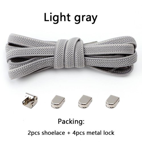 Immagine di Senza cravatta Lacci per scarpe Lacci elastici Sneakers Lacci piatti senza lacci Lacci rapidi per sc...