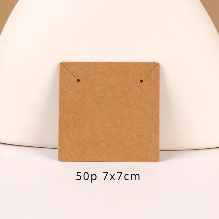 7x7cm brązowy karta