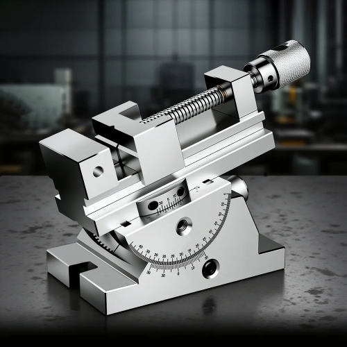 Afbeelding van Precisiebankschroef met 360° draaiing en verstelbare hoek