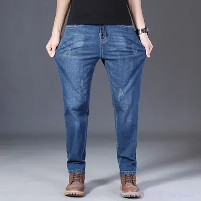 Image de Jeans Oversize Homme XXL - Élastique & Confortable jusqu'à 160kg