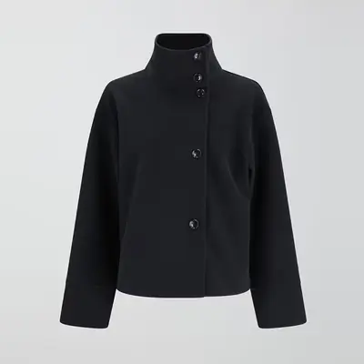 Image de Veste en Laine Col Montant Femme - Mode Hiver 2024
