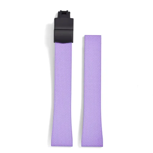 Violet noir boucle