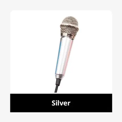 Image de Microphone Stéréo Portable 3.5mm pour Smartphone, PC et Karaoké
