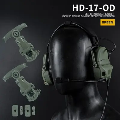 Image de Casque Tactique Anti-Bruit HD 17 Gen 6