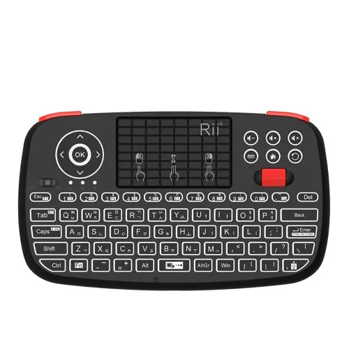 Image de Clavier Mini Sans Fil RII I4 avec Souris & Pavé Tactile
