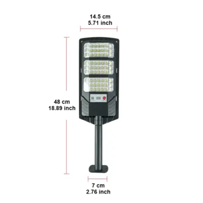 Image de Lampe Solaire Ultra Lumineuse 6Mlm - Éclairage Extérieur Autonome