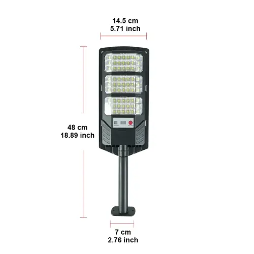 Image de Lampe Solaire Ultra Lumineuse 6Mlm - Éclairage Extérieur Autonome