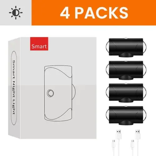 Czarny 4pcs
