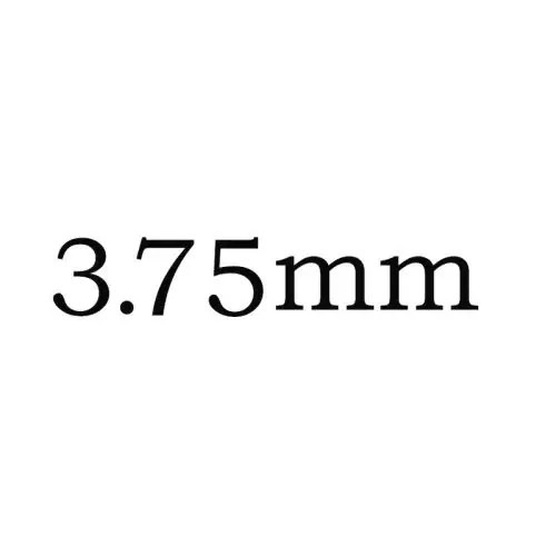 3,75 mm 1000 pièces