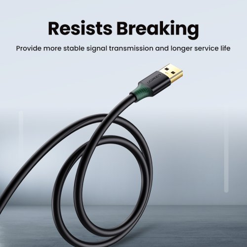 Zdjęcie Przedłużacz USB 3.0 Ugreen – Szybki Kabel Przedłużający do Laptopa, PC, TV, Xbox One i SSD – Mini Kabel z Wysoką Prędkością Transmisji Danych